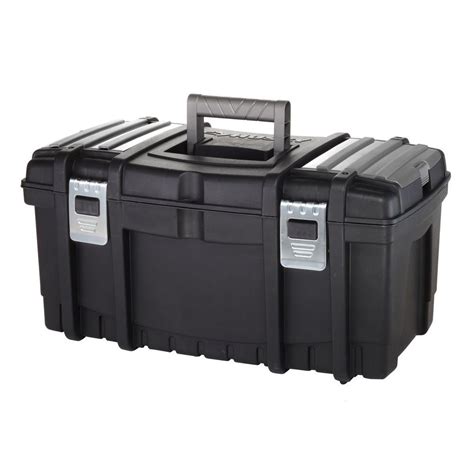 husky 22 in. tool box with new metal latches|husky tool box at home depot.